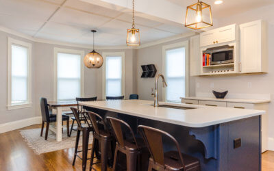 Use Texture and Color to Break Up a White Room