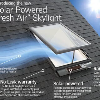 The Solar Powered "Fresh Air" Skylight