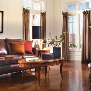 Harris Wood Walnut with Natural Glaze