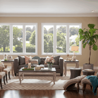 MI 1675 Vinyl Replacement Casement Window
