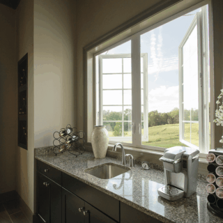 MI 9770 New Construction Vinyl Casement Window