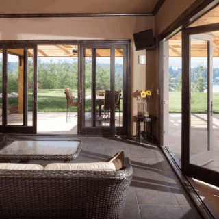 Andersen® Big Doors Moving Glass Wall Systems