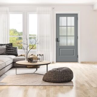 Modern bright interior. Render image.